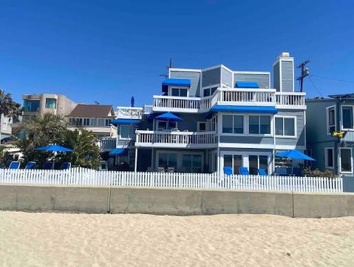 Beachfront residential property used as real estate collateral